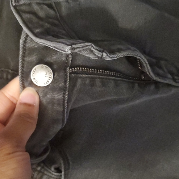 Women's  Distressed Mid Rise Rockstar Skinny Jeans - Picture 7 of 8